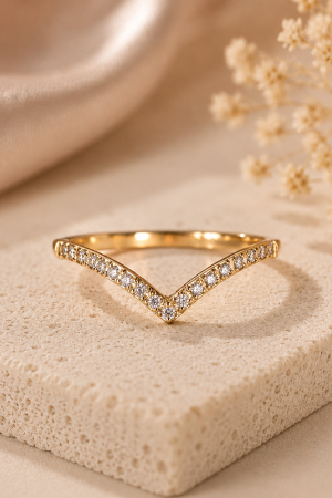 Manel | SS Ring - V Shapes
